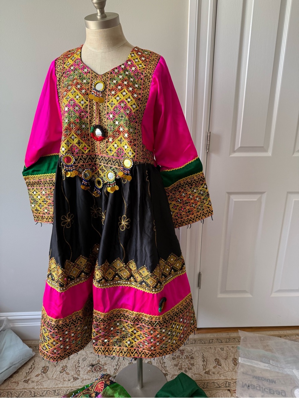 Afghan dress clothes kameez shalwar & dupatta